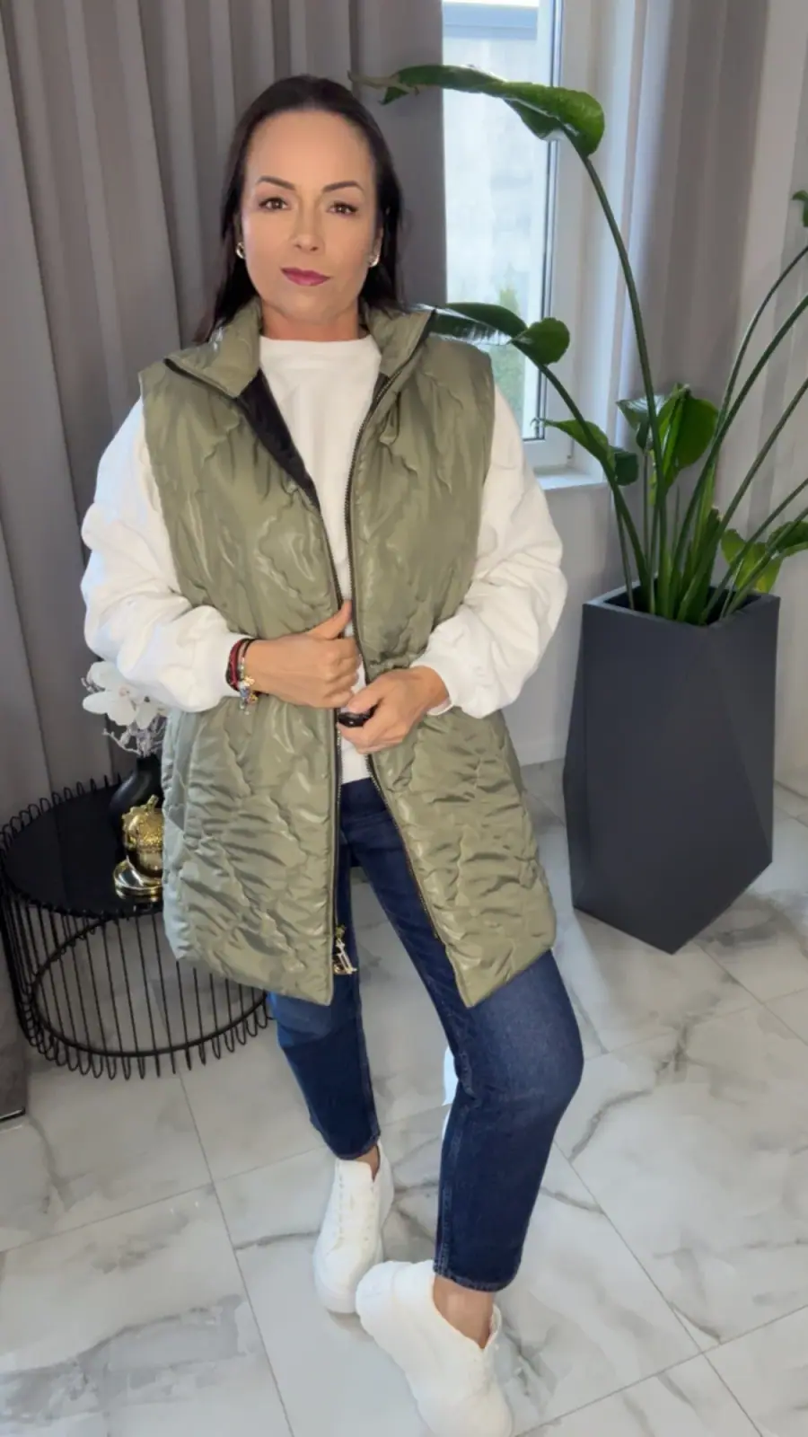 Bezrękawnik Lola Bianka kamizelka khaki — miniatura 3 z 10
