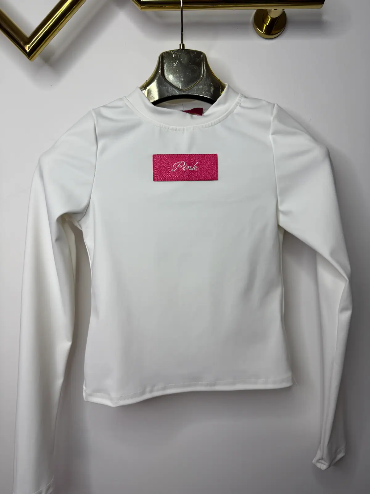 Komplet biały Pink Mania leginsy top M — miniatura 9 z 12