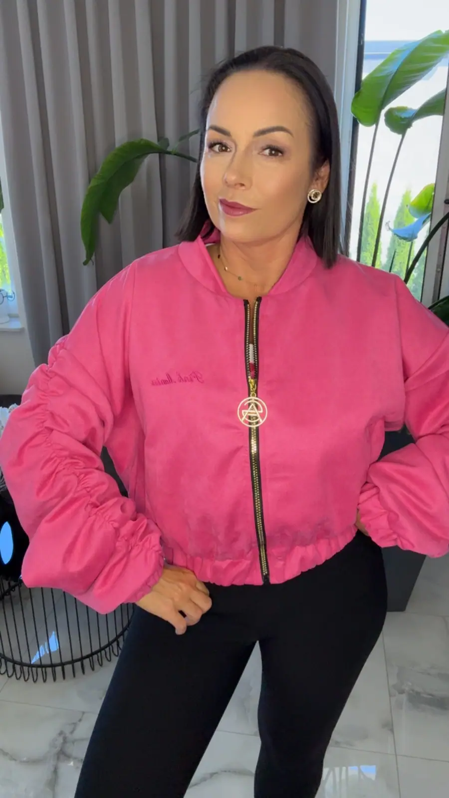 Kurtka różowa bomberka Pink Mania
